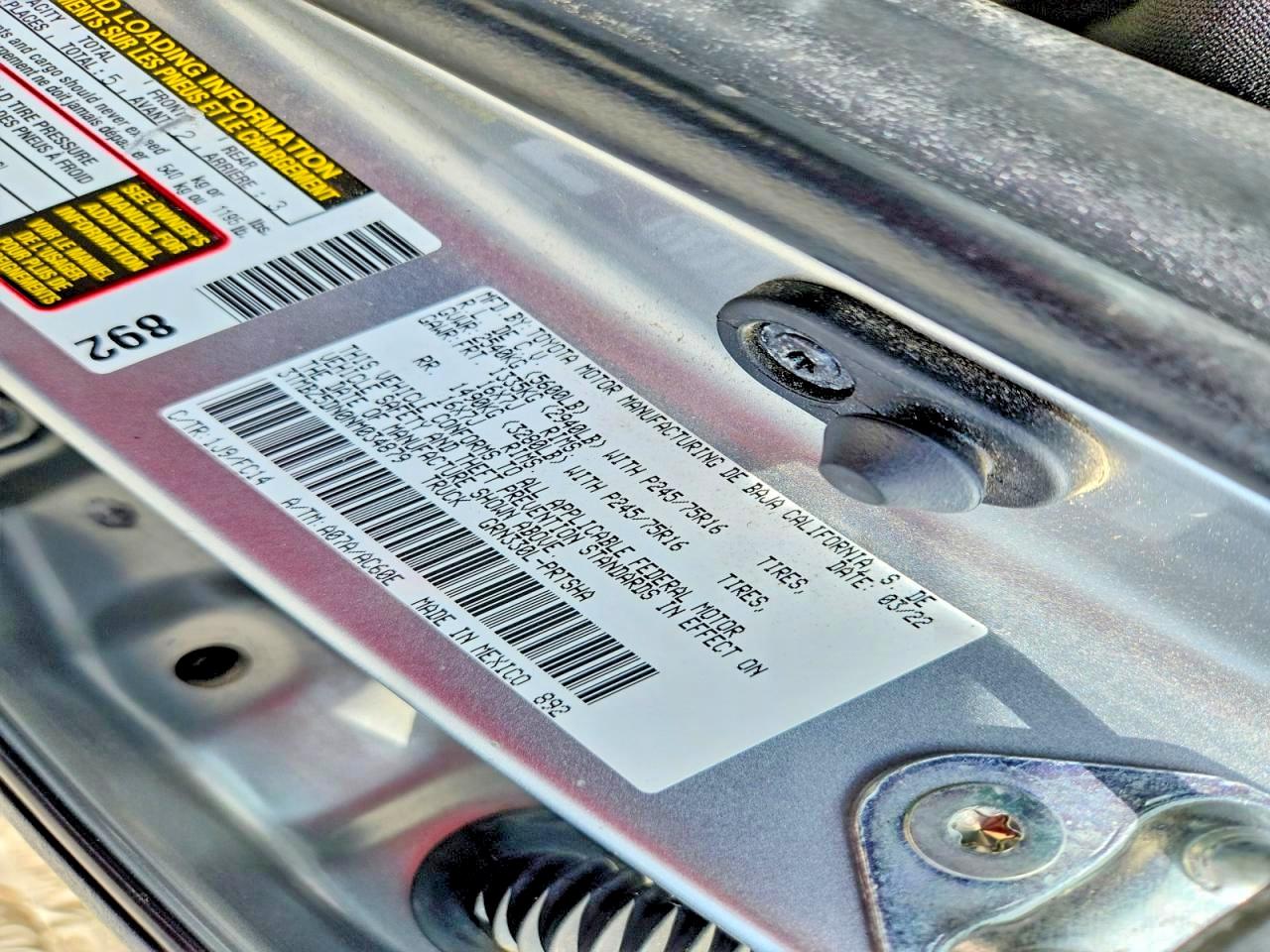 Toyota Tacoma Sr5 V6