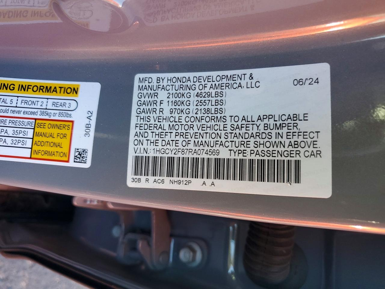 Honda Accord Touring Hybrid