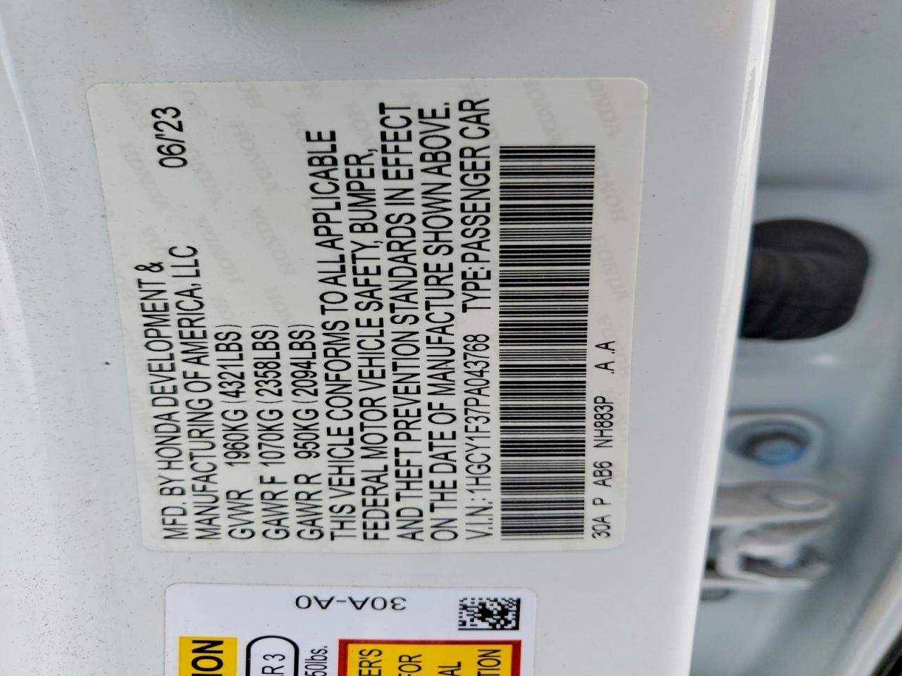 Honda Accord Ex