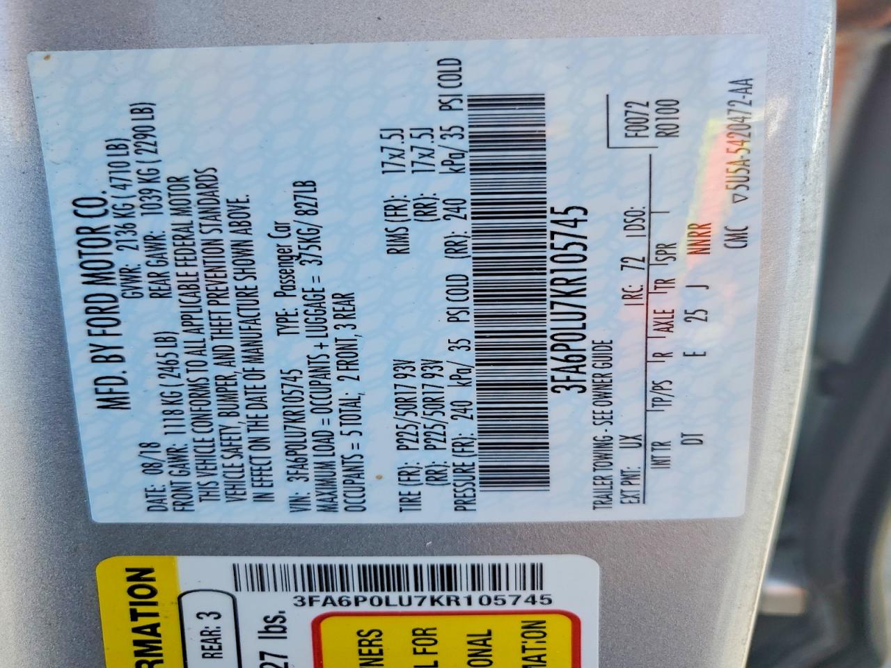 Ford Fusion Se