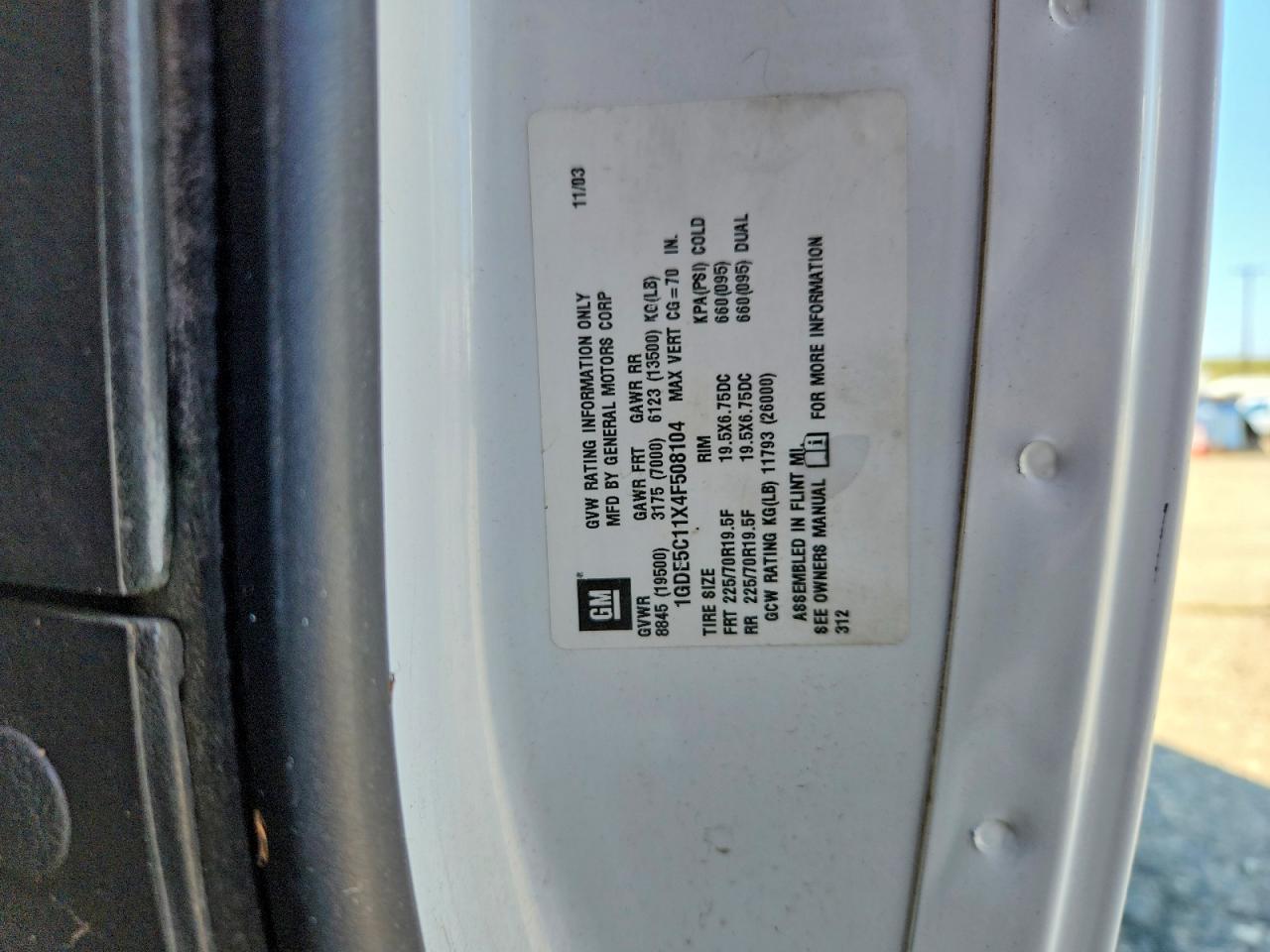 GMC C K R5500 C5c042