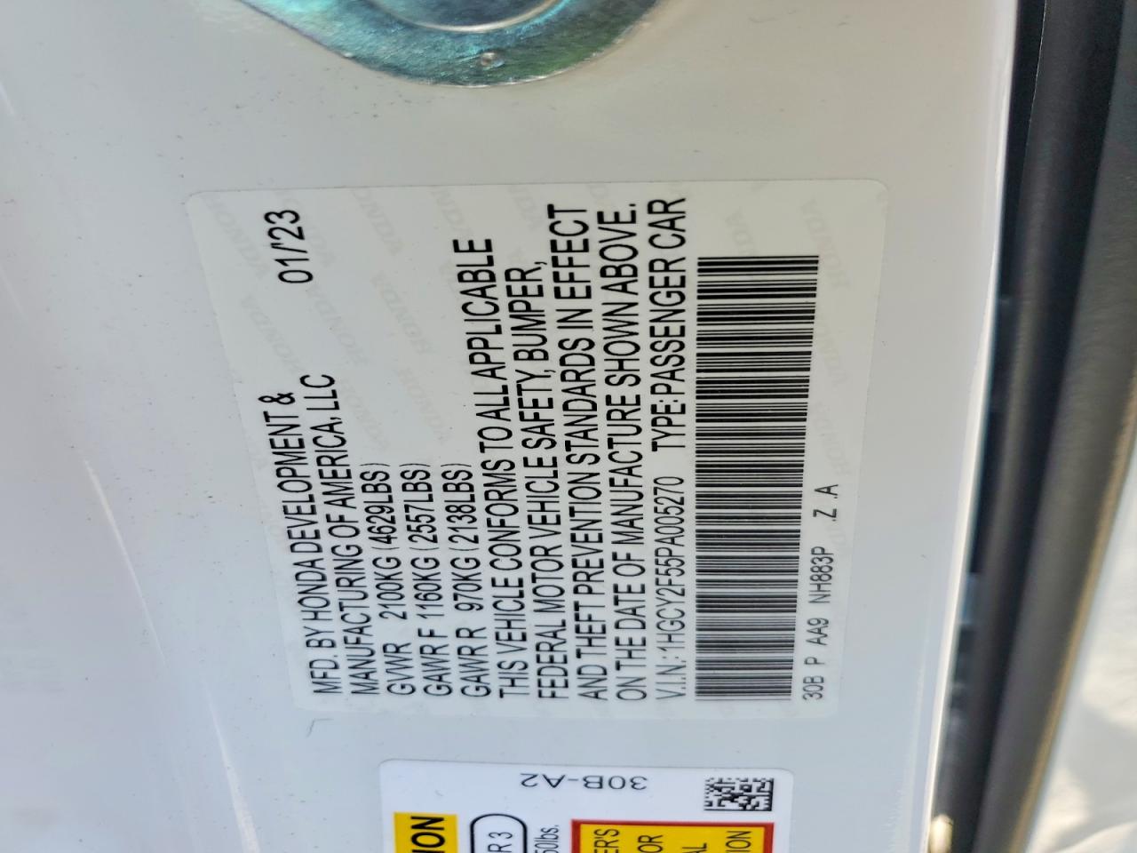 Honda Accord Hybrid Sport