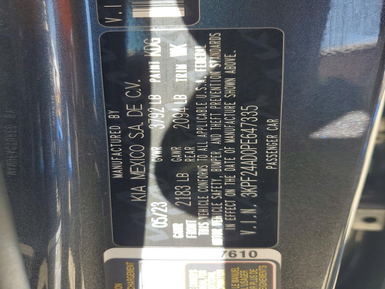 Kia Forte Lxs