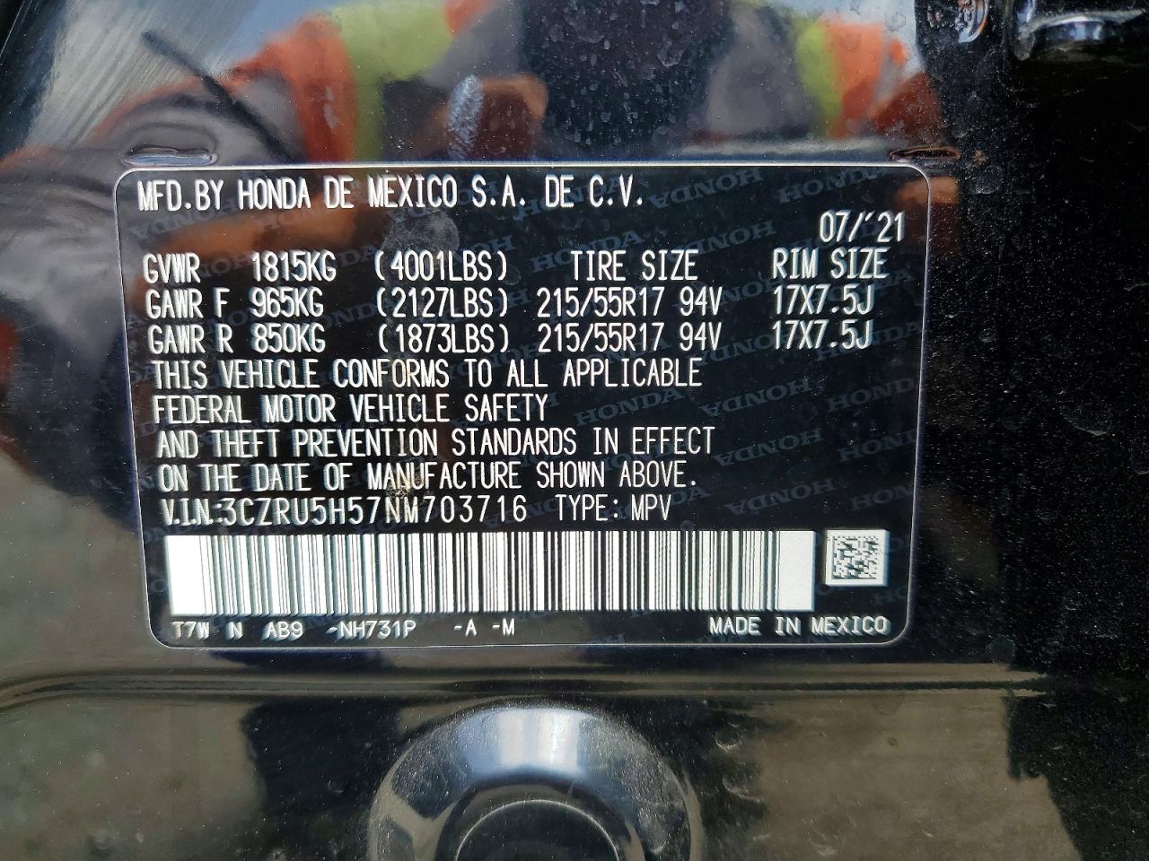 Honda HR-V Ex