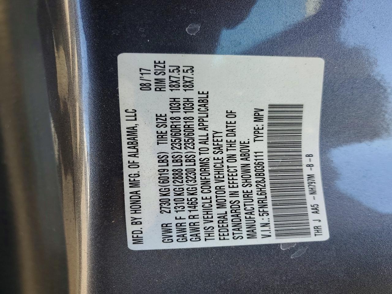 Honda Odyssey Lx