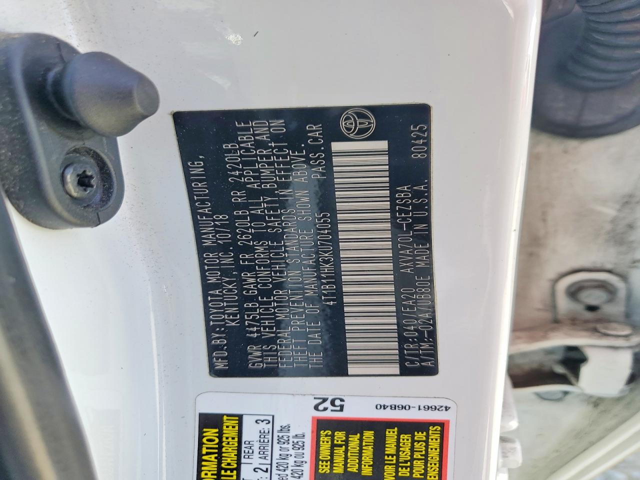 Toyota Camry Se