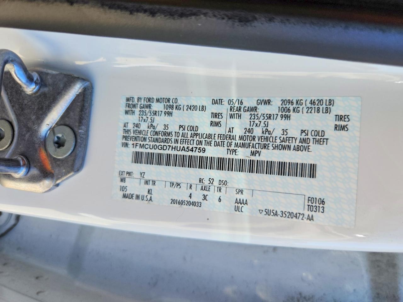Ford Escape Se