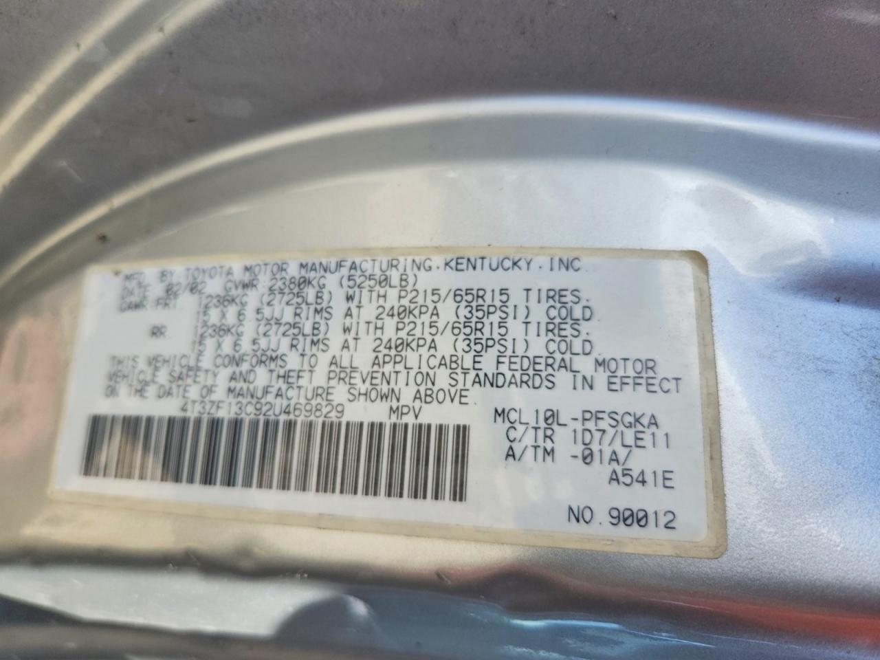 Toyota Sienna Xle