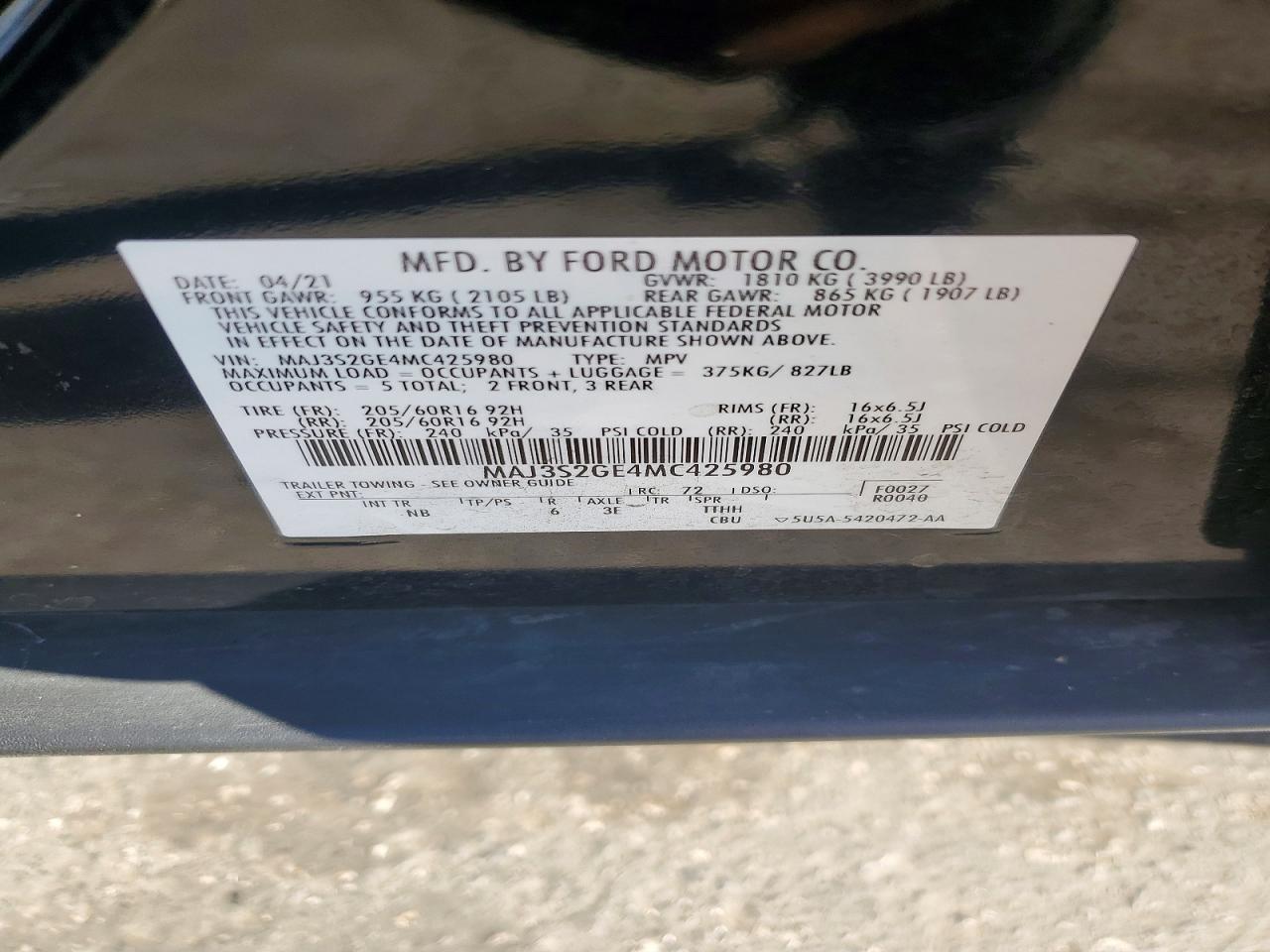Ford EcoSport Se