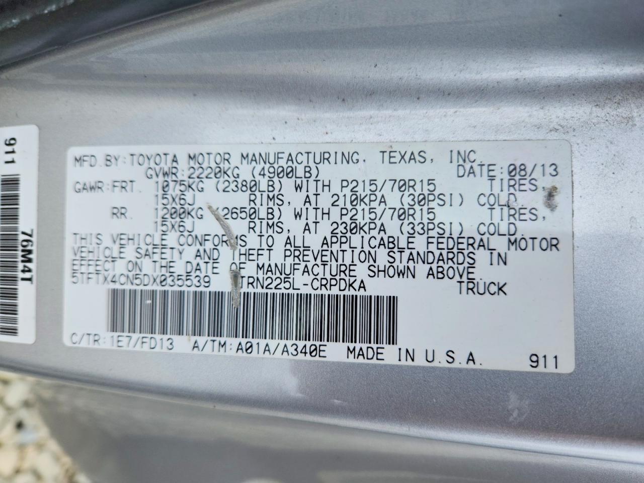 Toyota Tacoma Access Cab