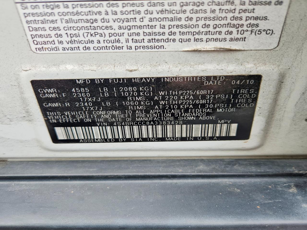 Subaru Outback 2.5i Premium