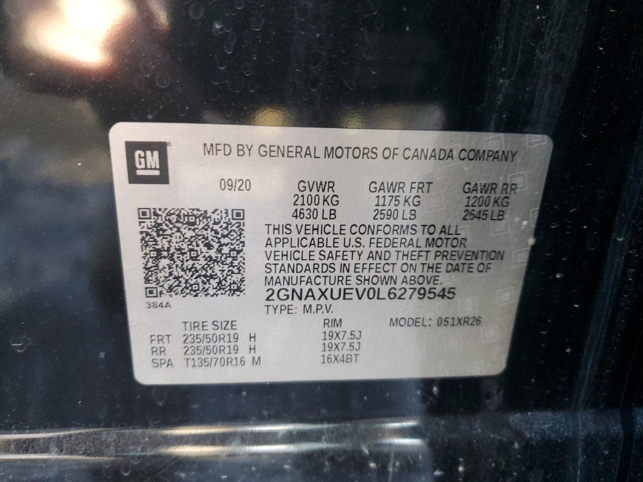 Chevrolet Equinox Lt