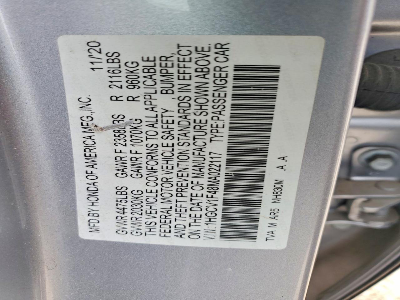 Honda Accord Sport Se