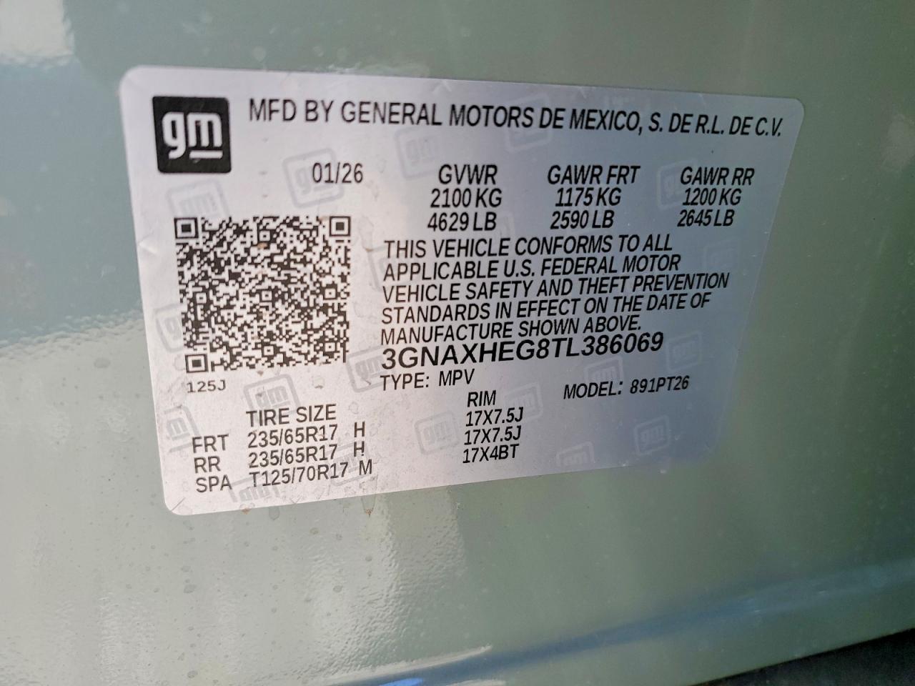 Chevrolet Equinox Lt