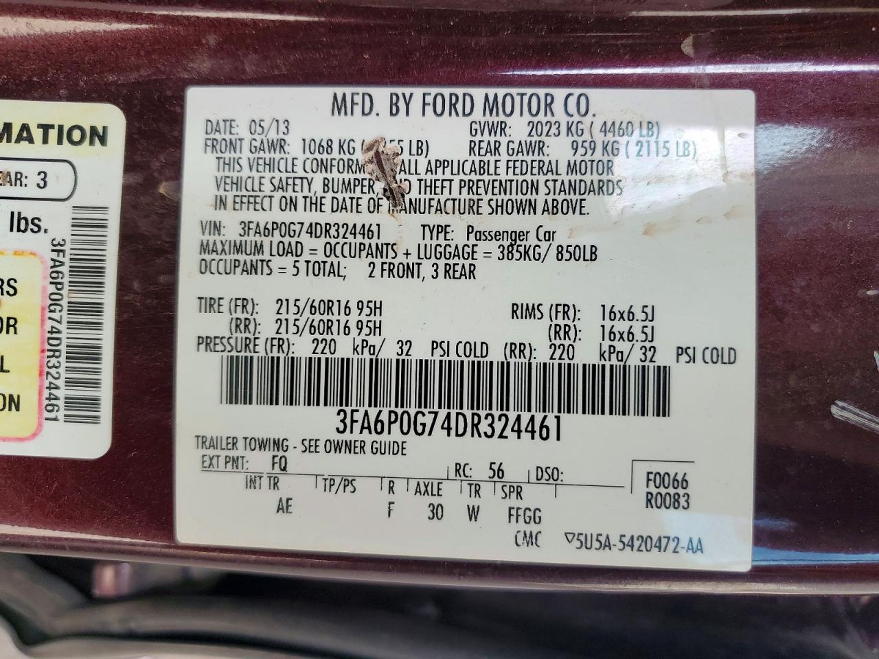 Ford Fusion S