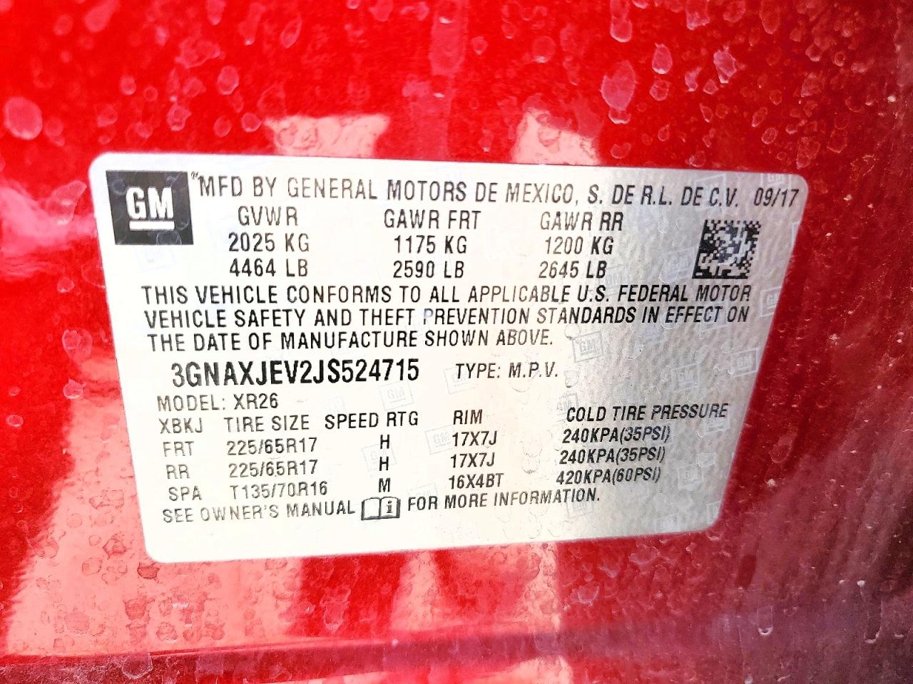 Chevrolet Equinox Lt