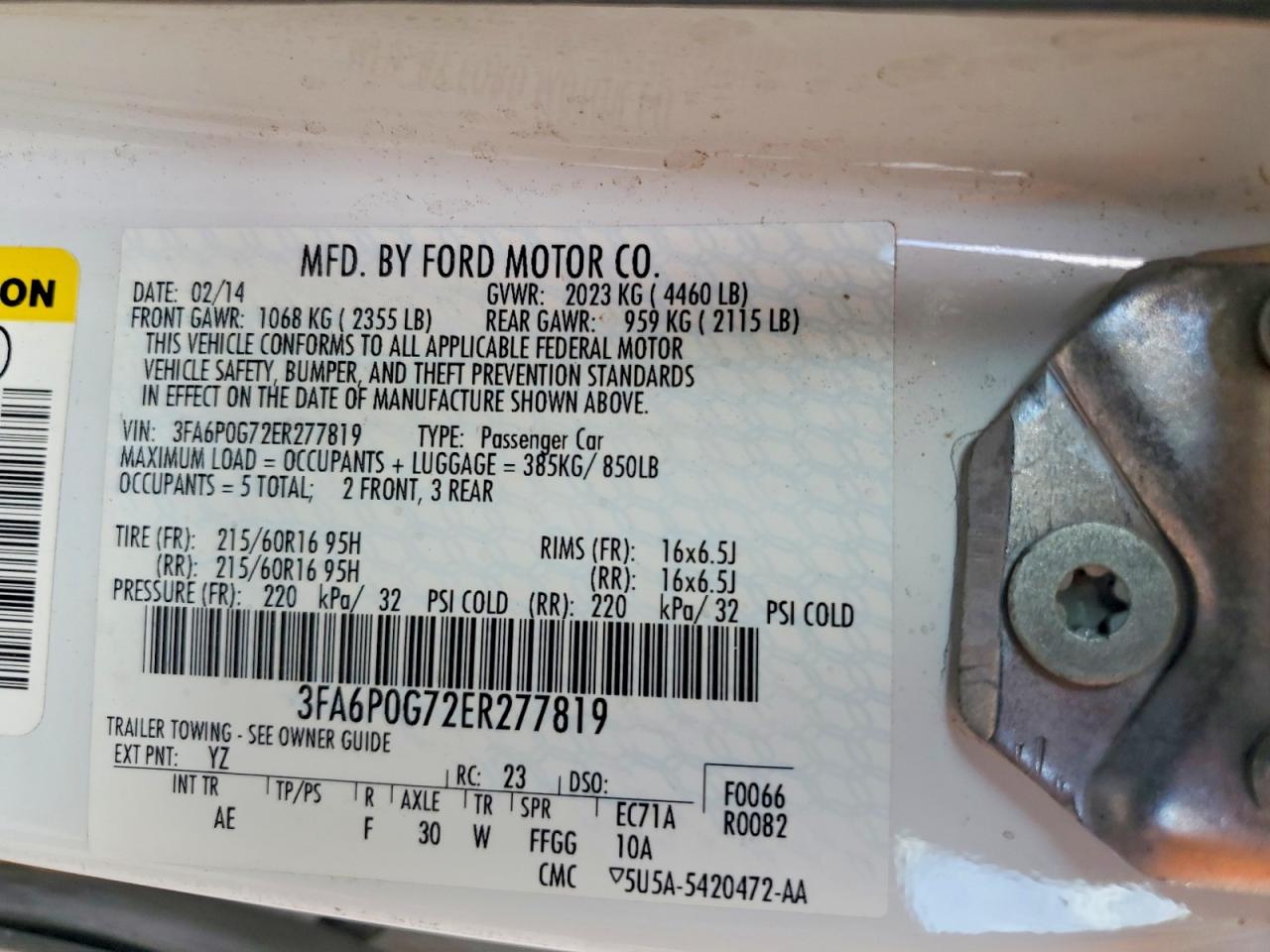 Ford Fusion S