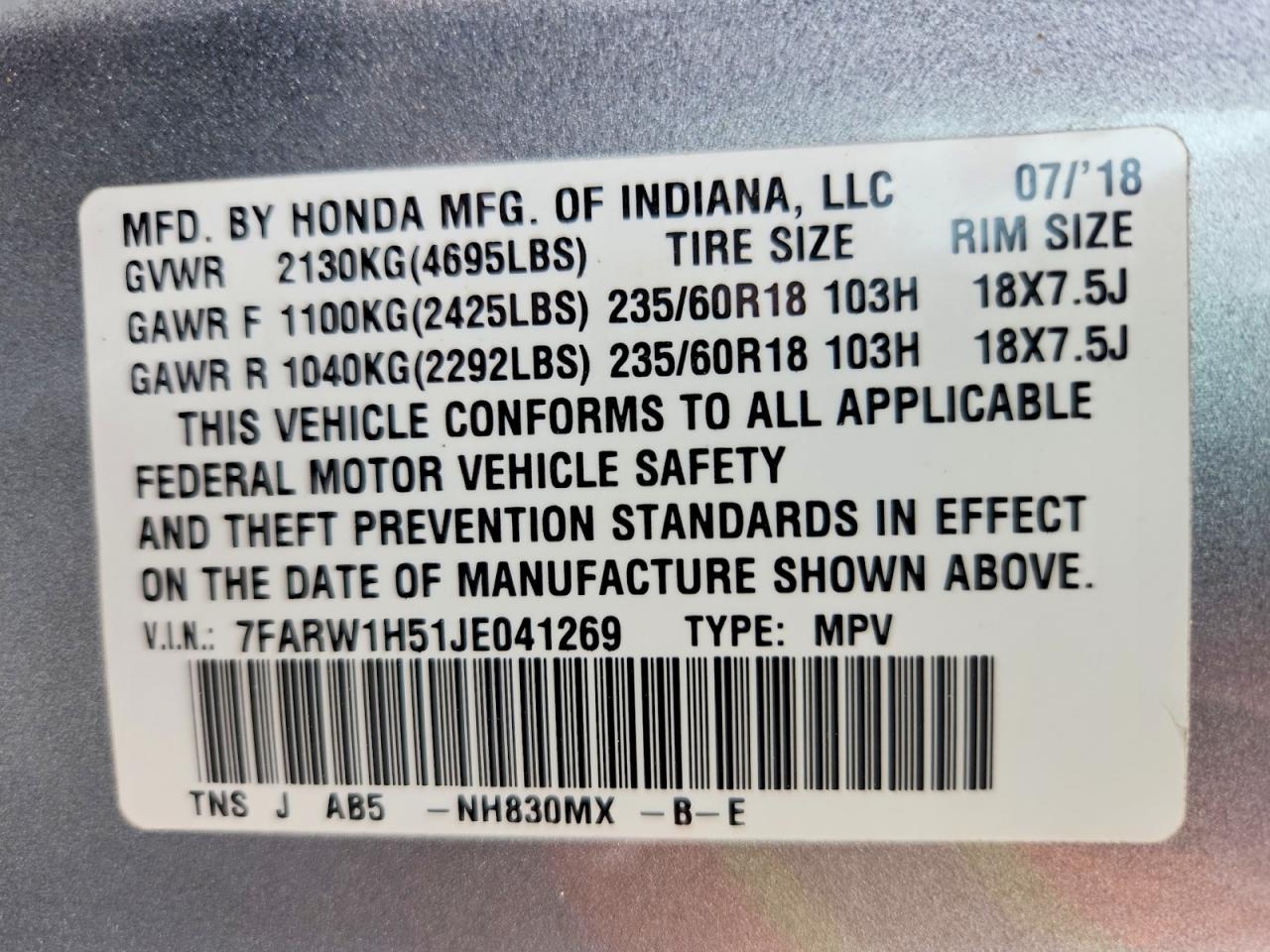 Honda Crv Ex