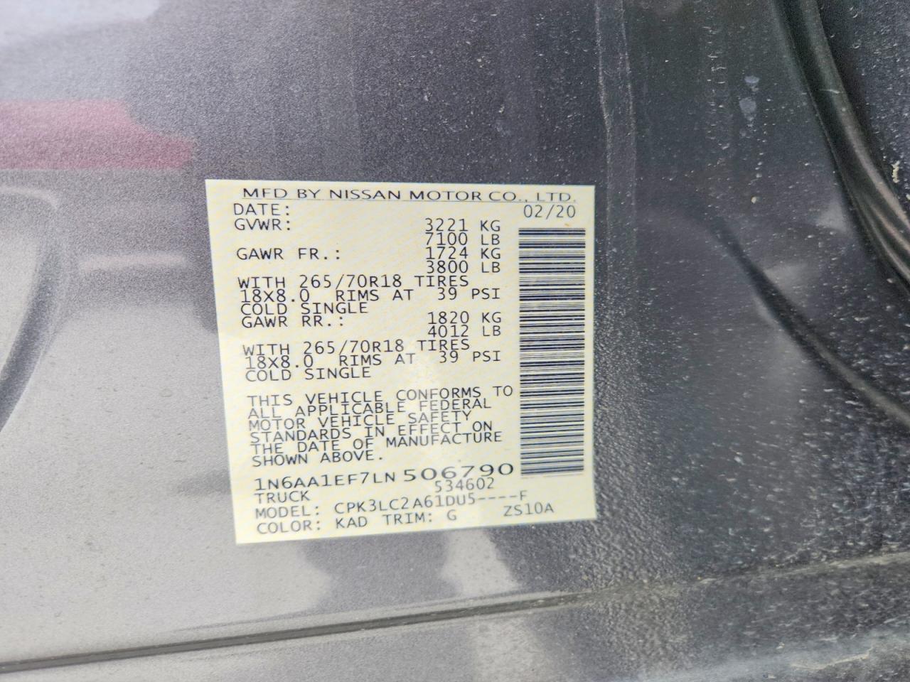 Nissan Titan Sv