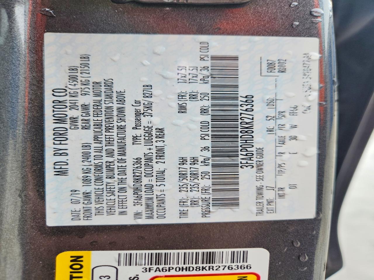 Ford Fusion Se