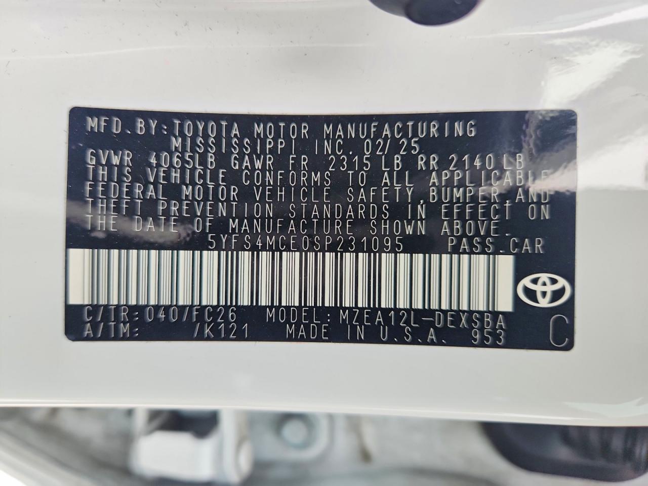 Toyota Corolla Se