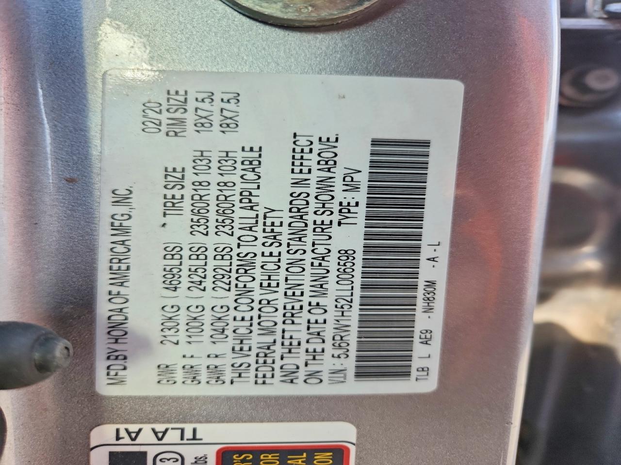 Honda Crv Ex