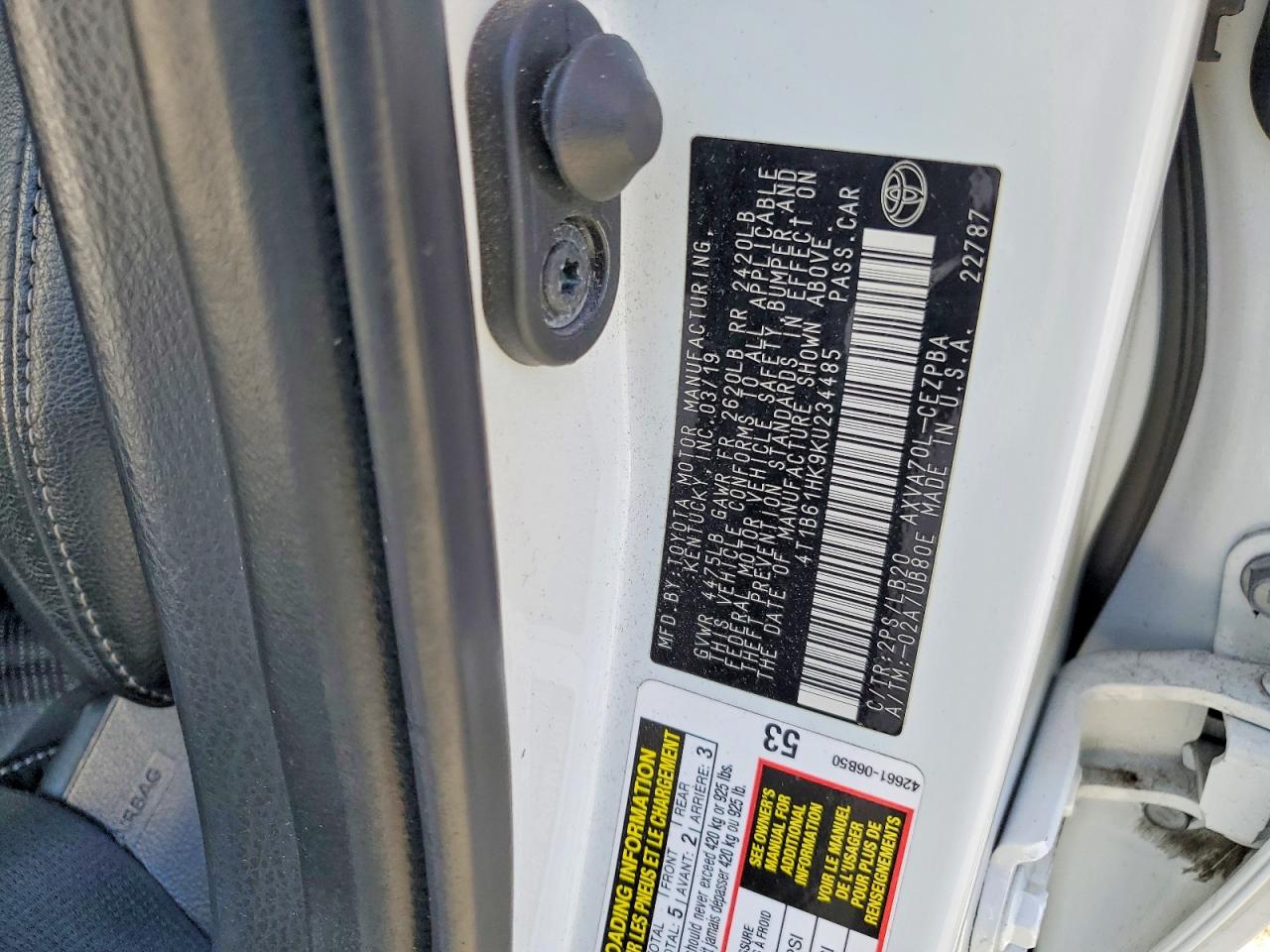 Toyota Camry Xse