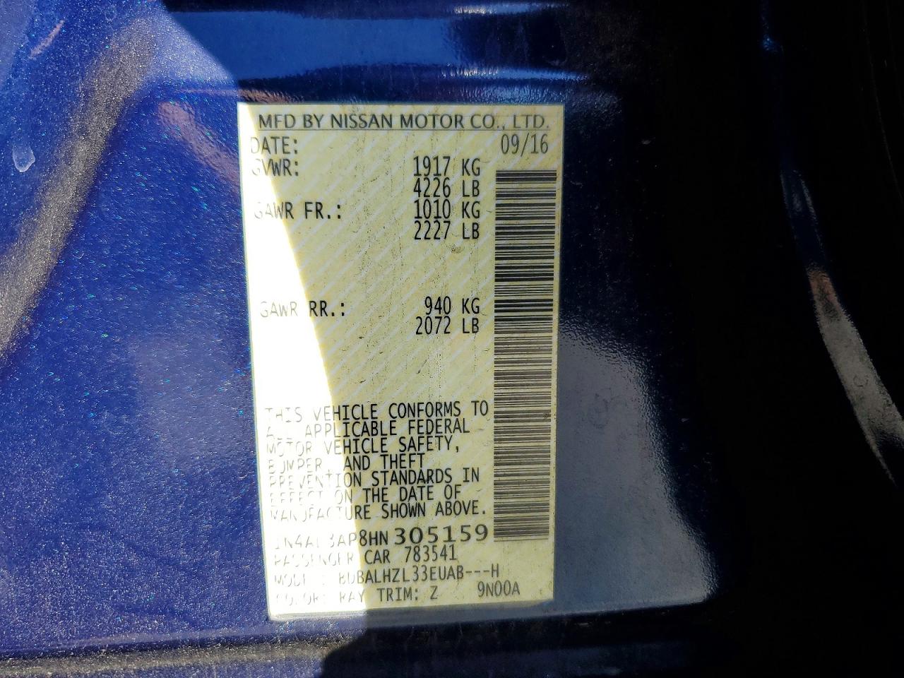 Nissan Altima 2.5 Sr