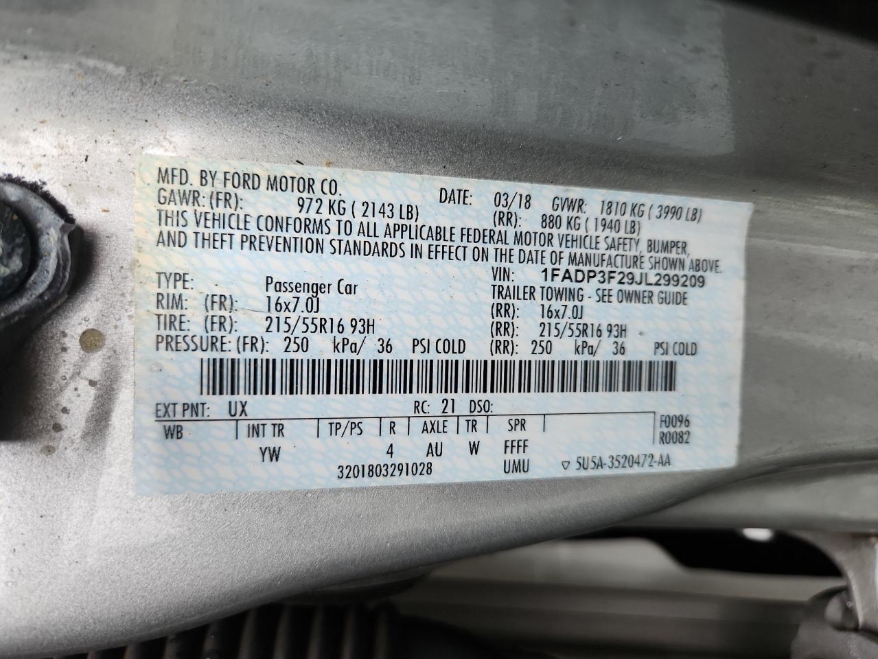 Ford Focus Se