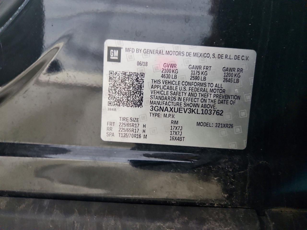 Chevrolet Equinox Lt