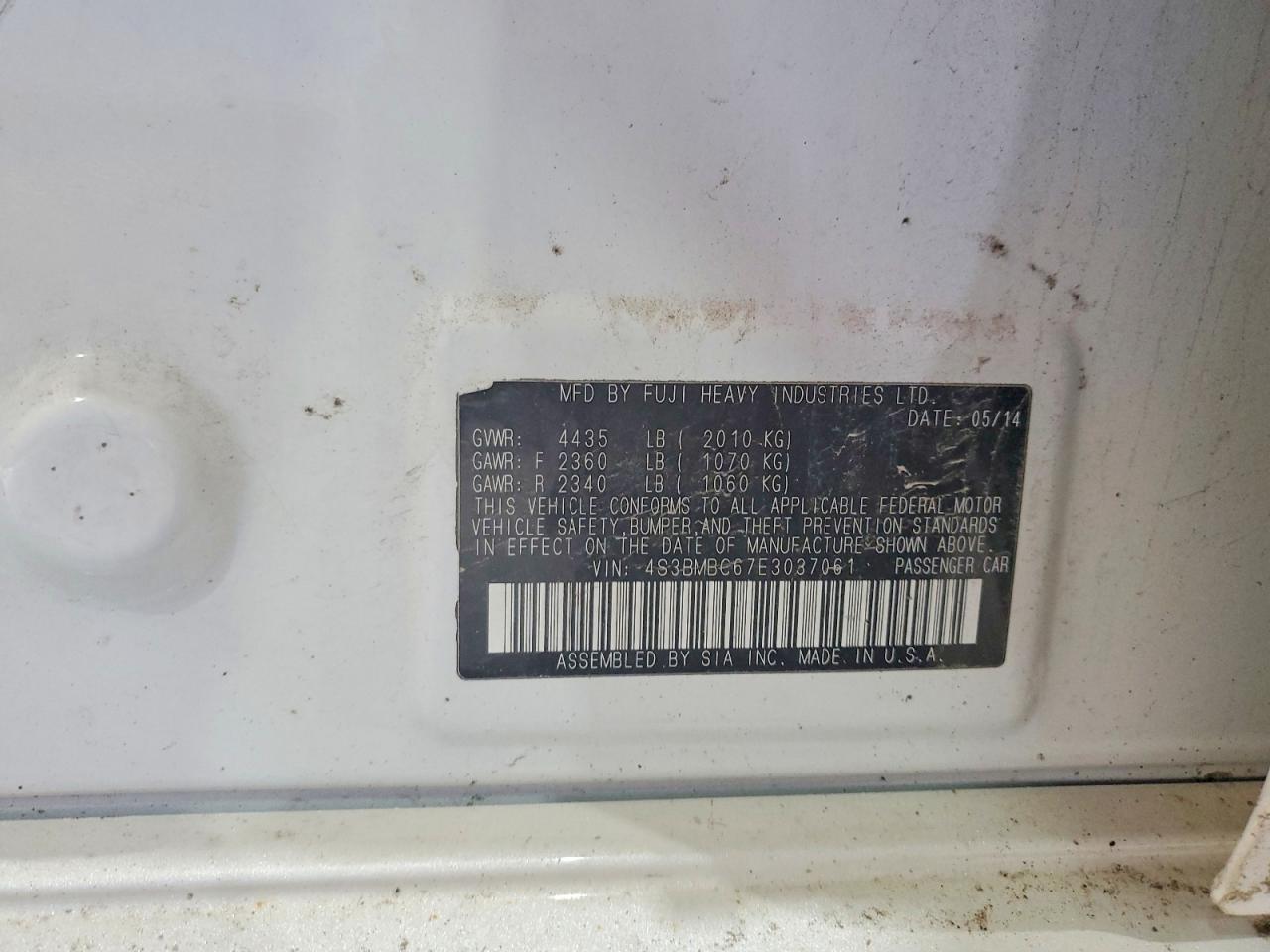 Subaru Legacy 2.5i Premium