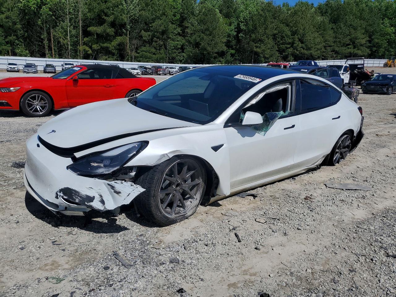 Salvage Tesla Model 3 Image