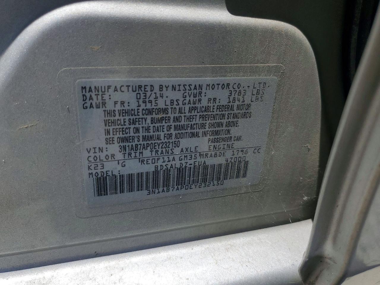 Nissan Sentra Sv