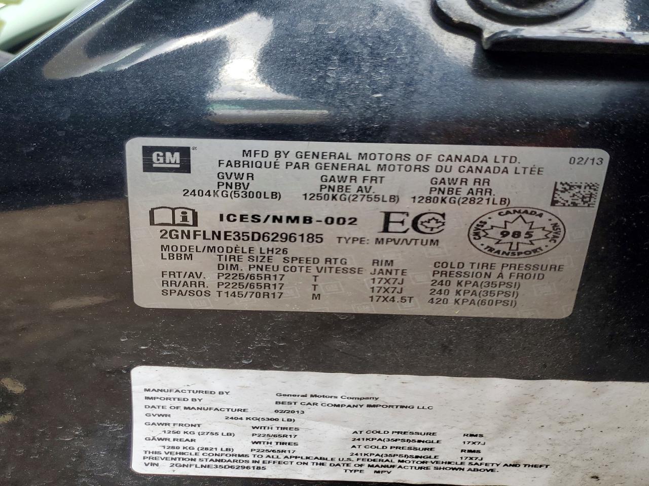 Chevrolet Equinox Lt