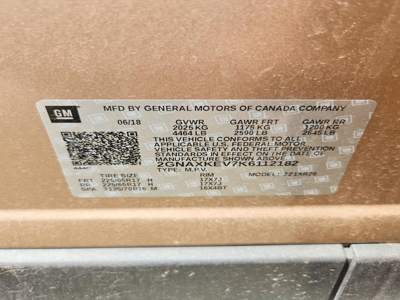 Chevrolet Equinox Lt