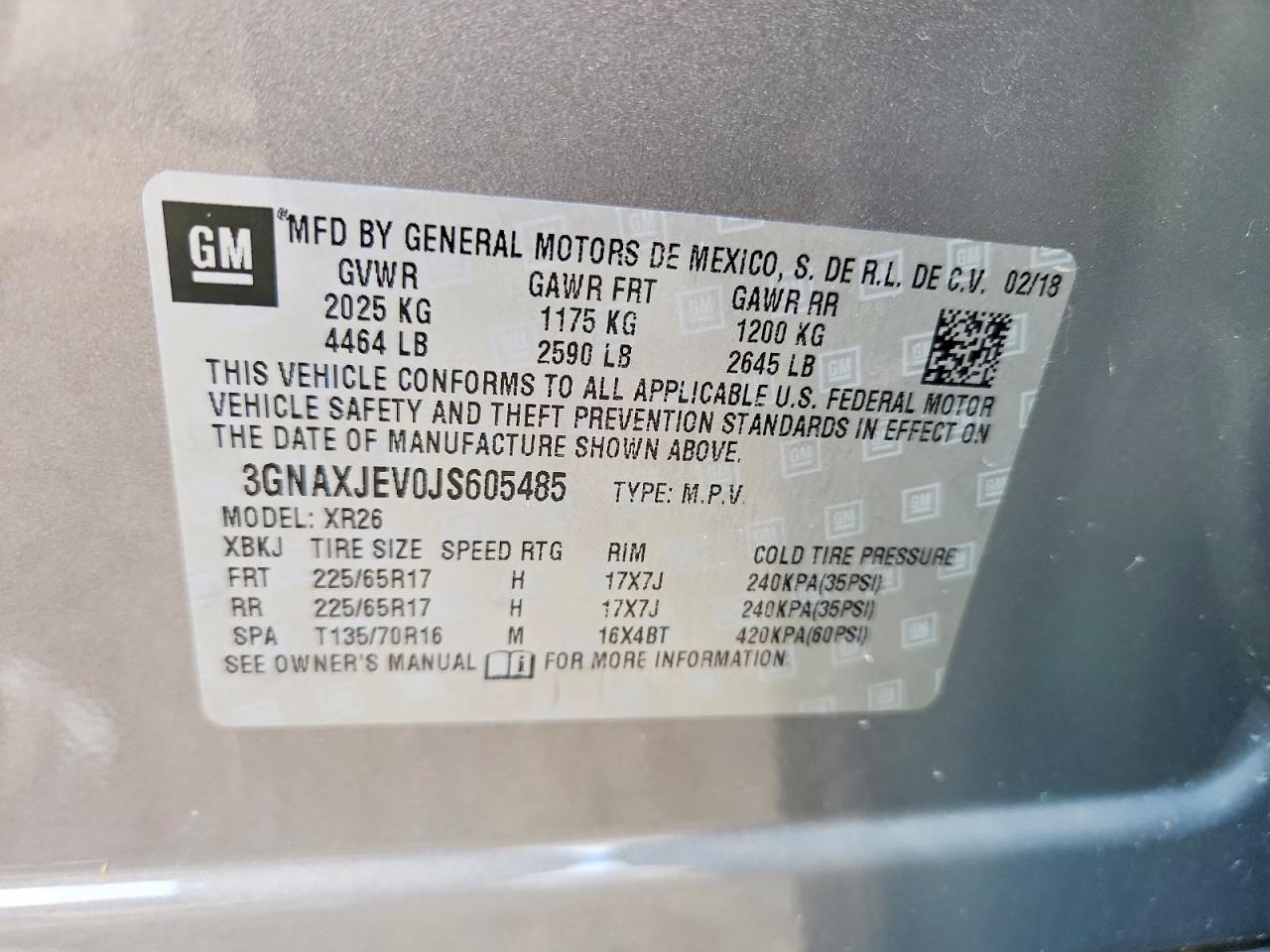 Chevrolet Equinox Lt