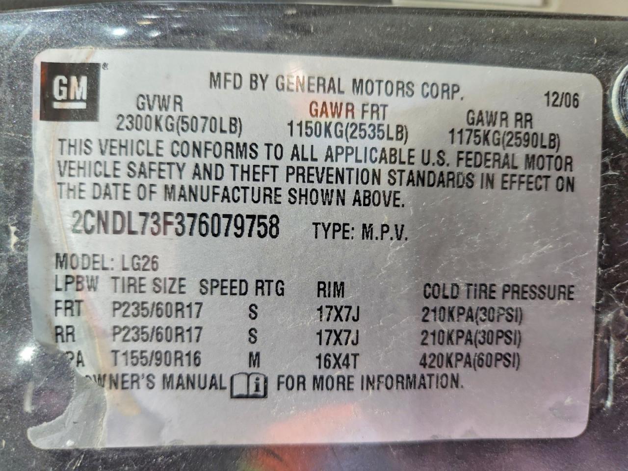 Chevrolet Equinox Lt