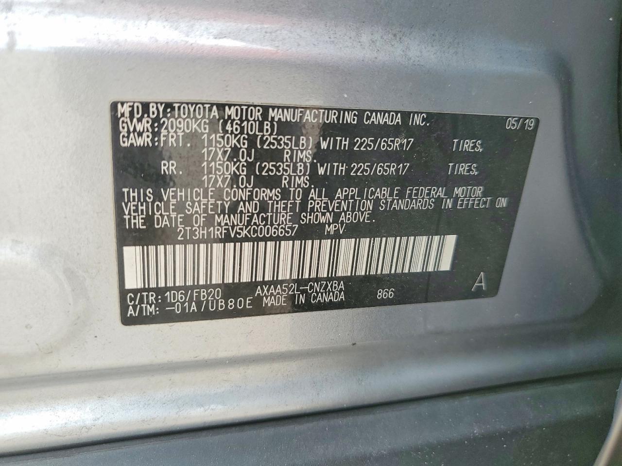 Toyota RAV4 Le