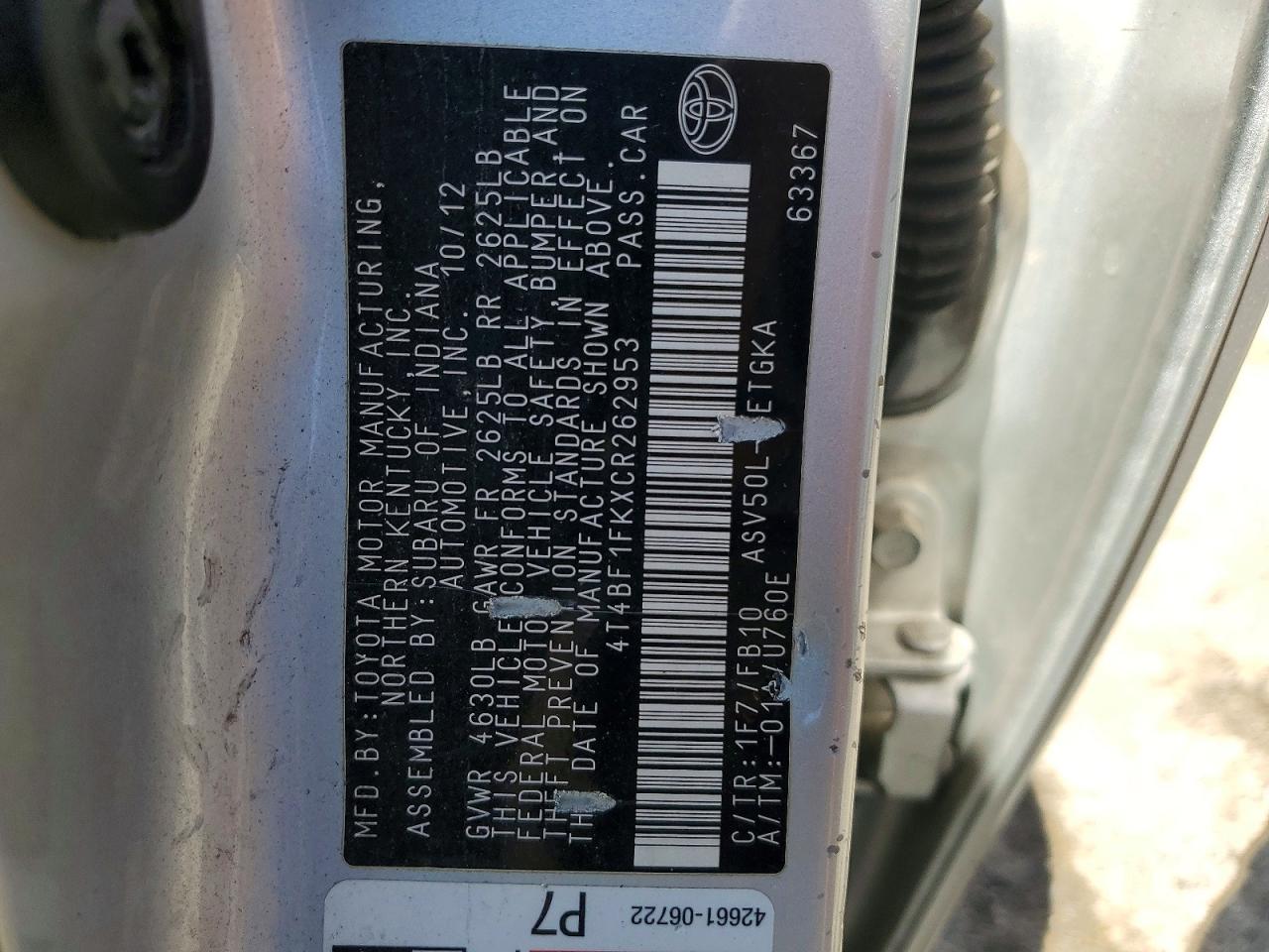 Toyota Camry Xle