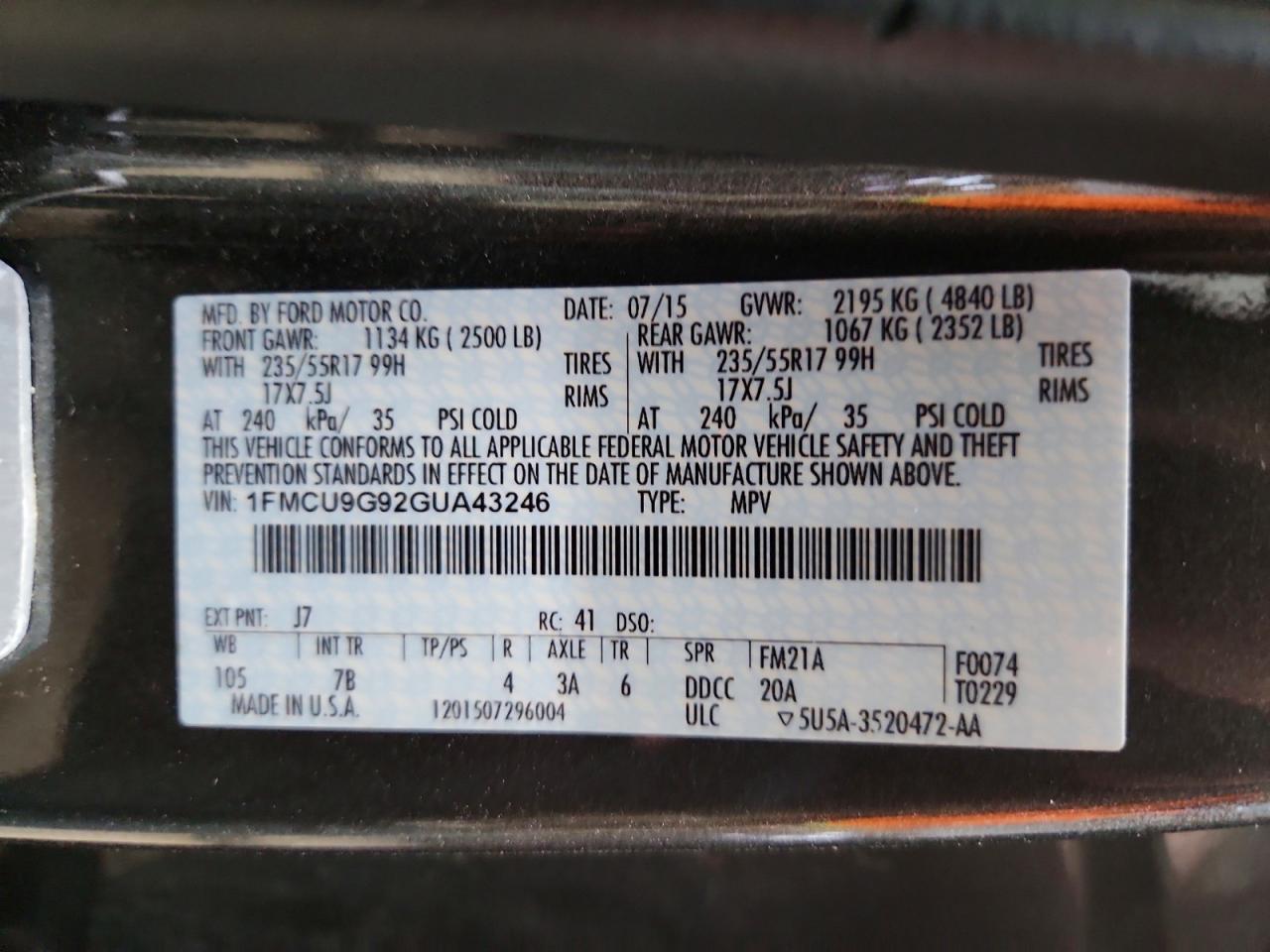 Ford Escape Se
