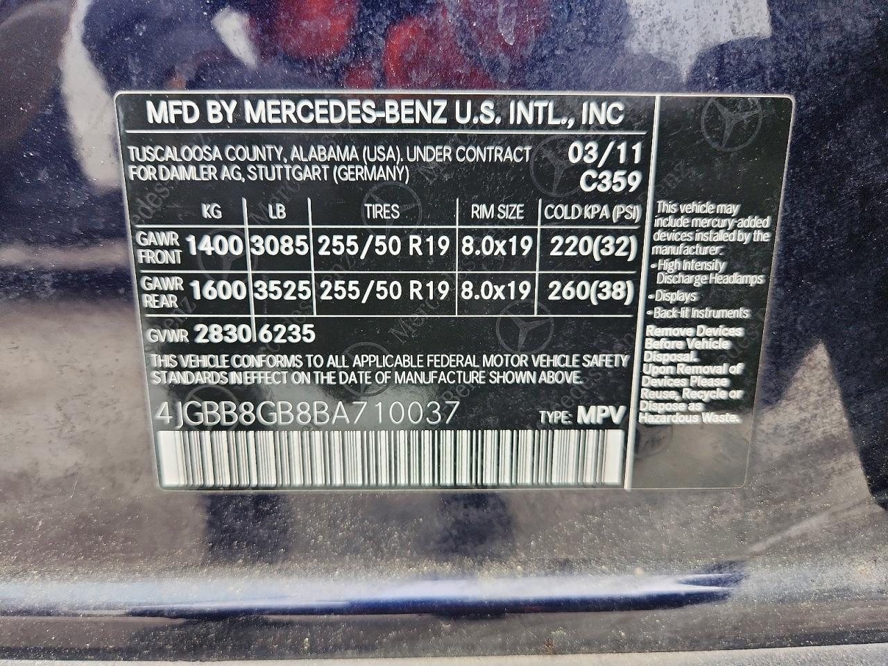 Mercedes-Benz M-Class 350 4matic