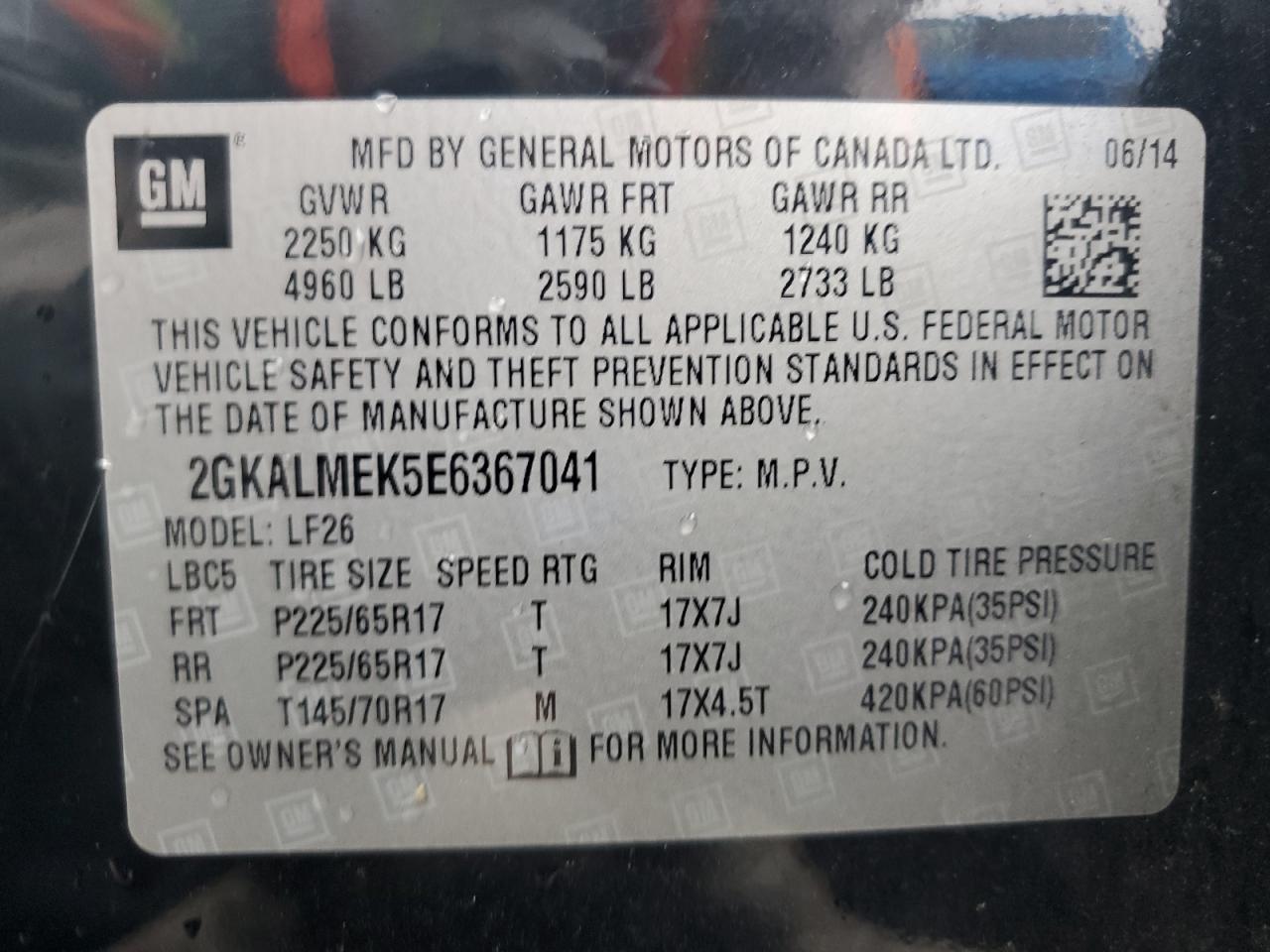 GMC Terrain Sle