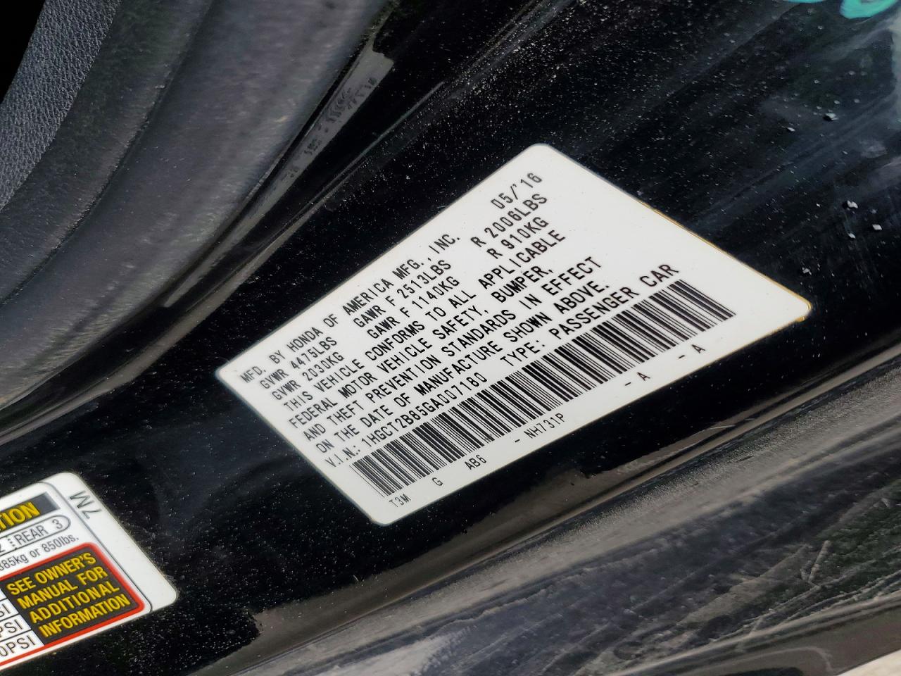 Honda Accord Exl