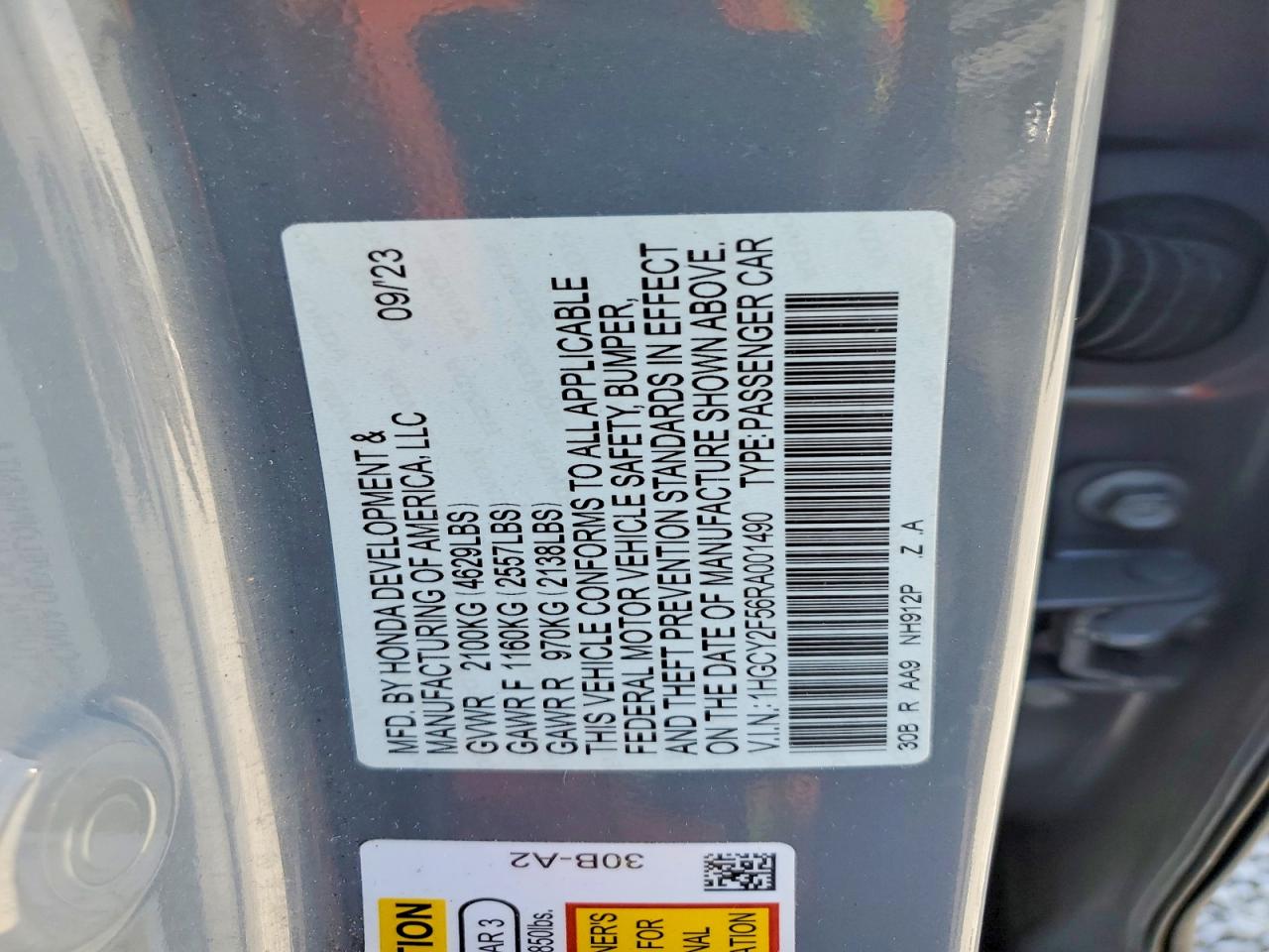 Honda Accord Hybrid Sport