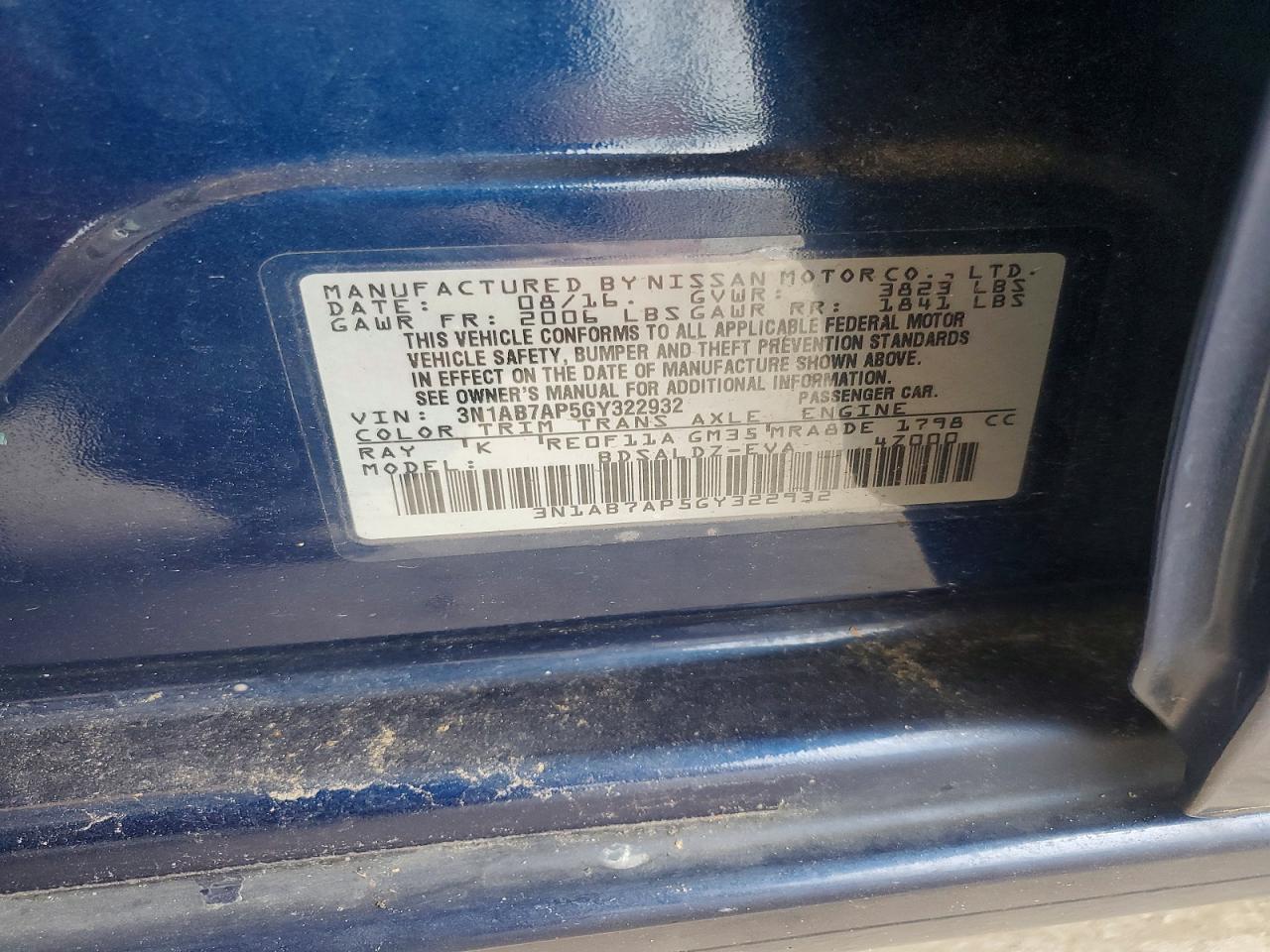 Nissan Sentra Sv