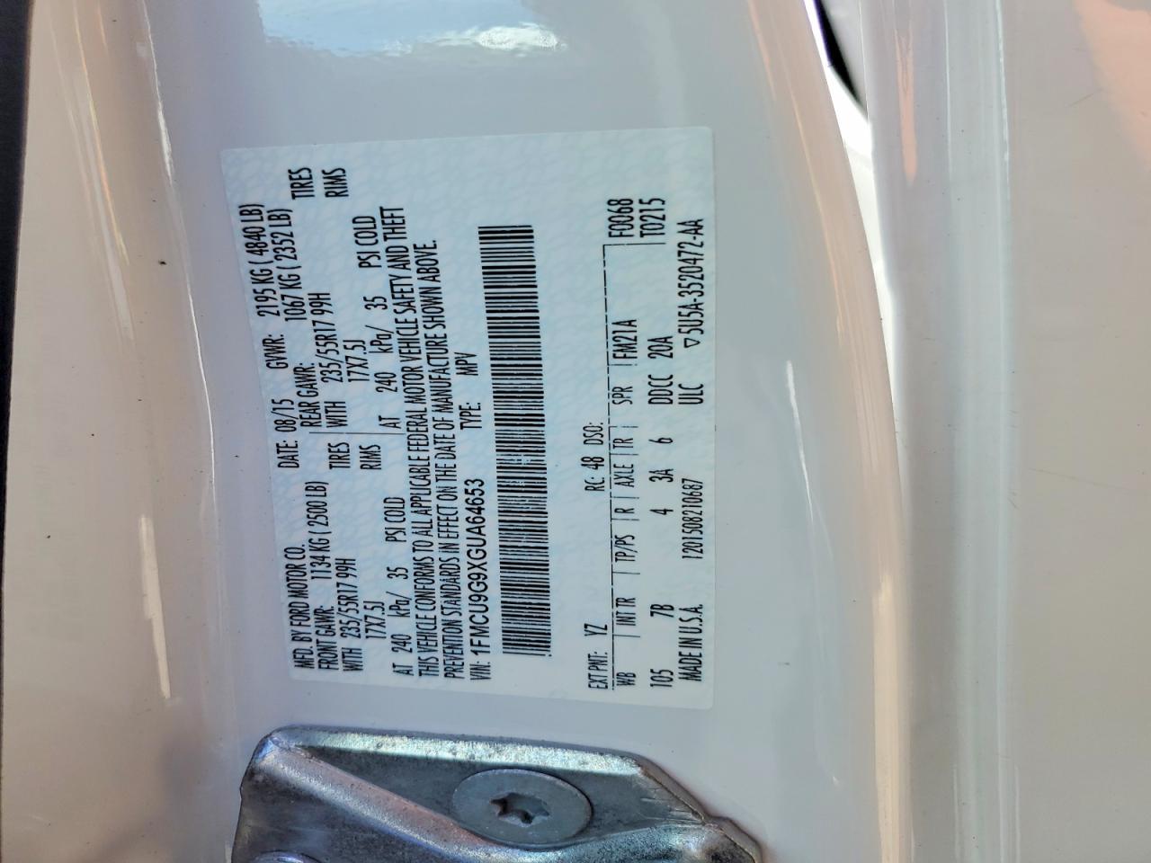 Ford Escape Se