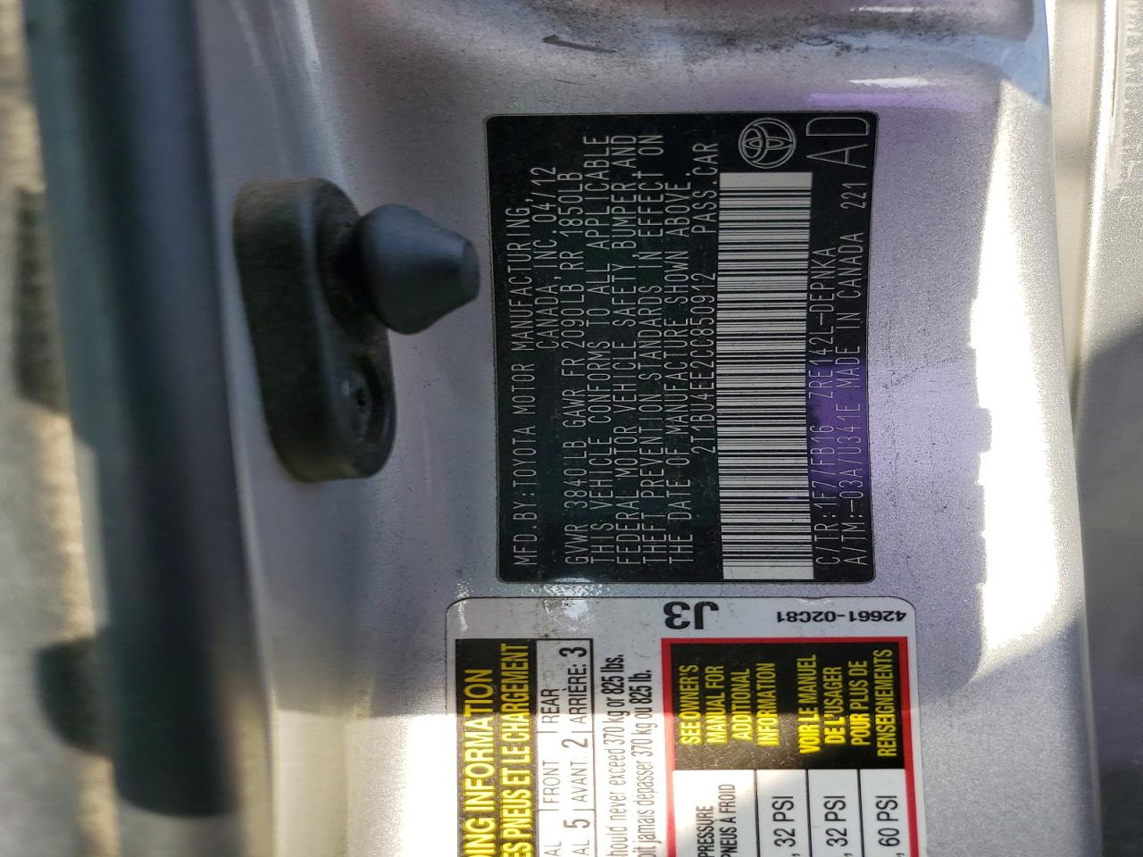 Toyota Corolla Le