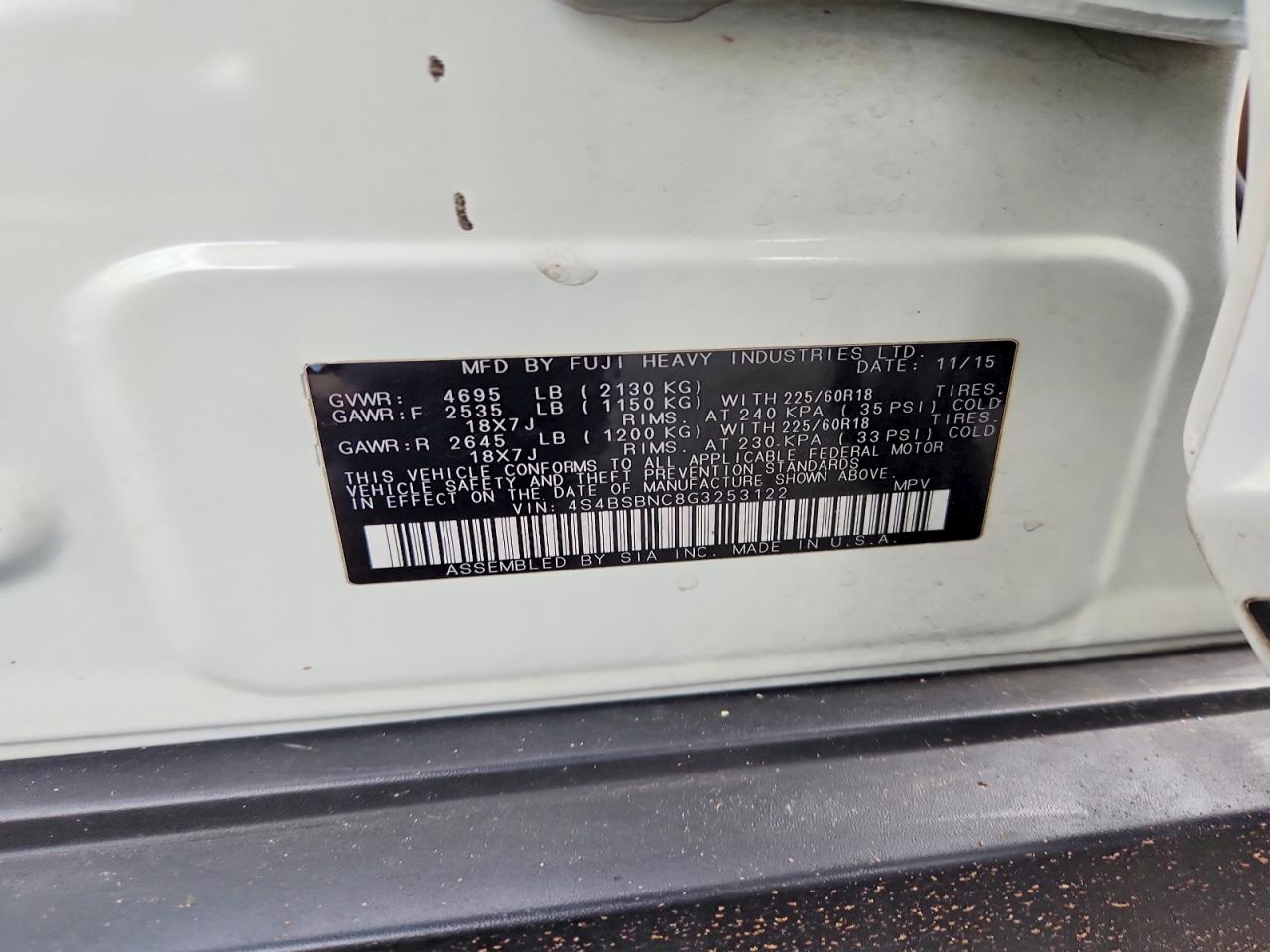 Subaru Outback 2.5i Limited