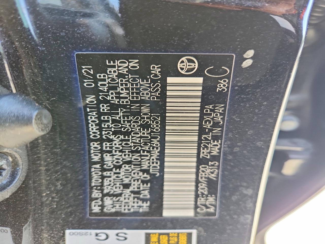 Toyota Corolla Le