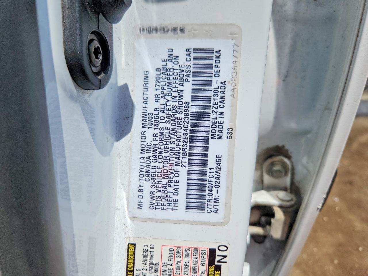 Toyota Corolla Ce